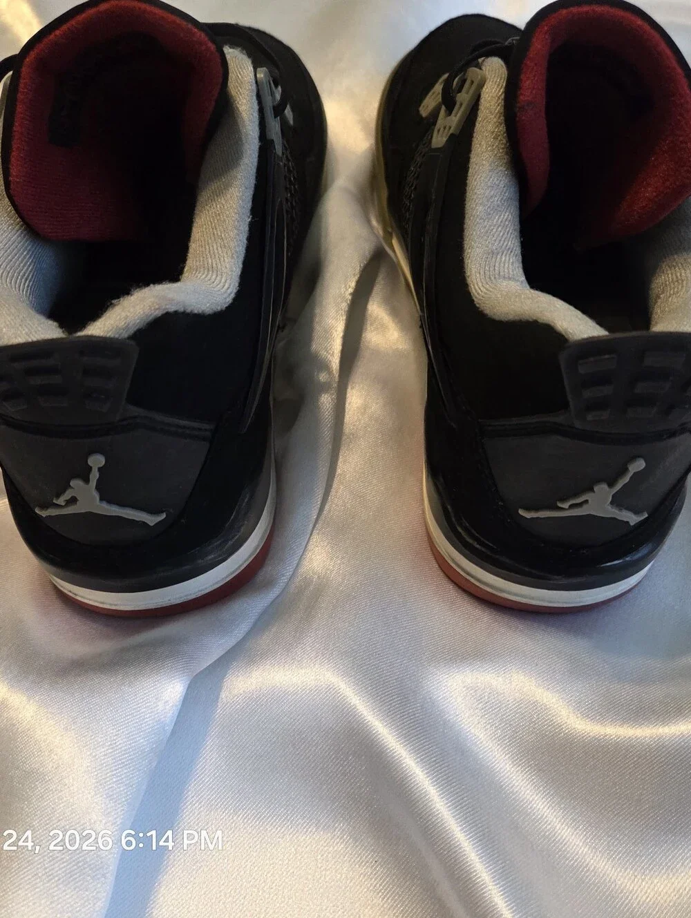 Air Jordan Men's Blk/Red Sneakers